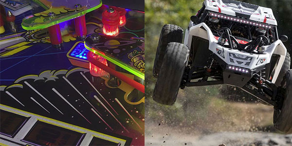 RC zaletasuna eta pinball piezak